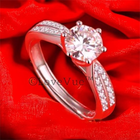 Certified 1ct. t.w. Diamond Solitaire Engagement Wedding Ring - Picture 3 of 16